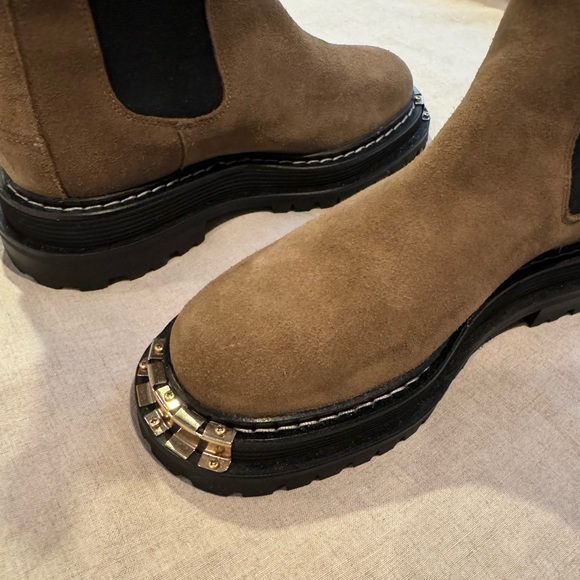 Sandro Olive Green Boots - Picture 2 of 11